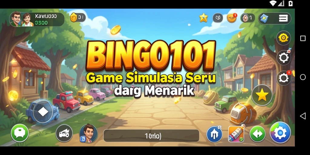 Tampilan gameplay BINGO101 yang seru dan menarik.