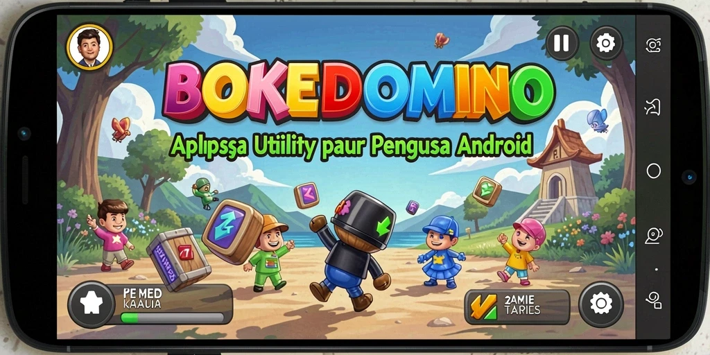 Tampilan antarmuka pengguna BOKEDOMINO yang modern dan intuitif.