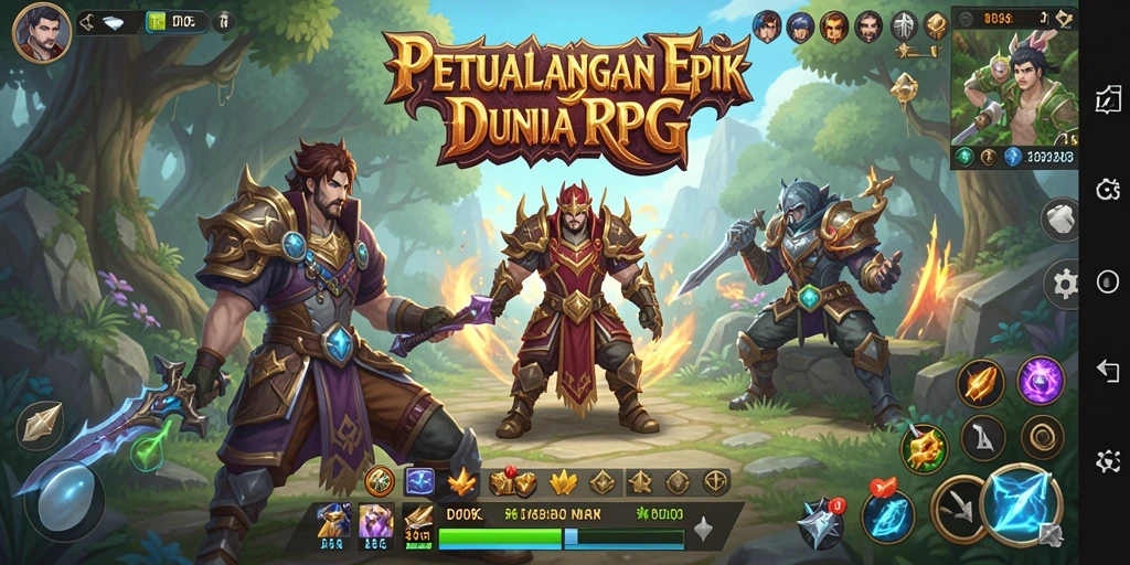 Tampilan gameplay D06 yang menegangkan dan penuh aksi dalam dunia RPG.