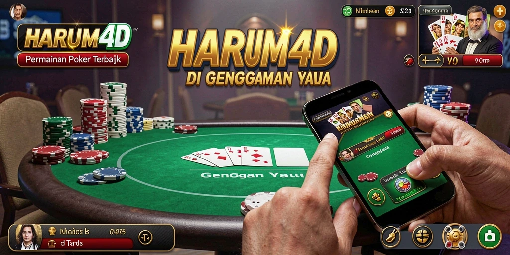 Screenshot gameplay HARUM4D menampilkan serunya bermain Poker.