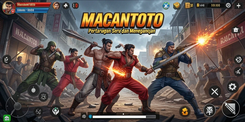Tangkapan layar gameplay yang menegangkan dari MACANTOTO.