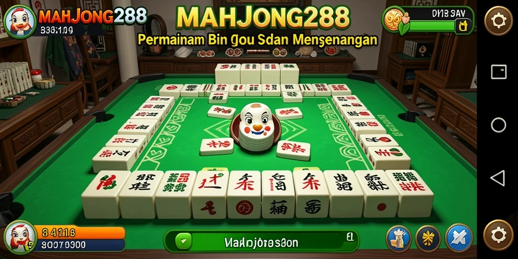 Tampilan gameplay seru dalam MAHJONG288 yang menunjukkan pencarian Bingo.