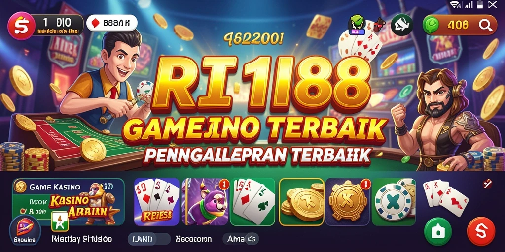 Tampilan gameplay RI188 yang menarik dan interaktif dengan berbagai pilihan permainan kasino.