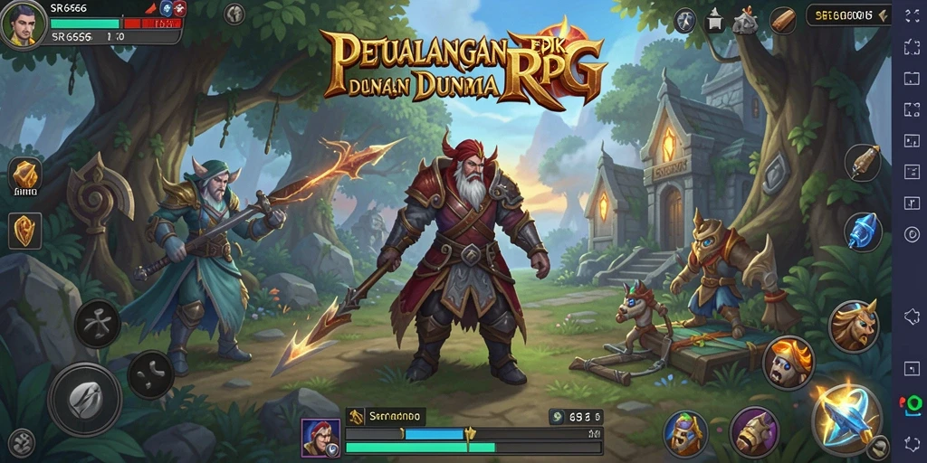 Tampilan gameplay menakjubkan di SR6666, penuh aksi dan petualangan.