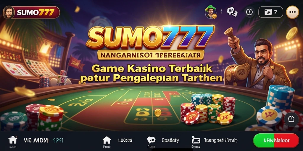 Tampilan menarik dari gameplay Kasino di SUMO777.