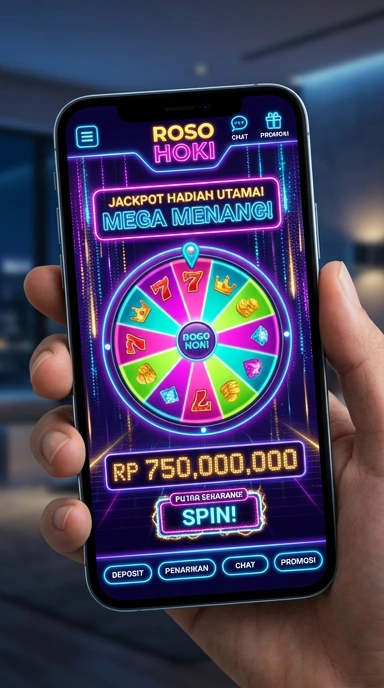 Tampilan utama aplikasi rosohoki yang mudah digunakan.